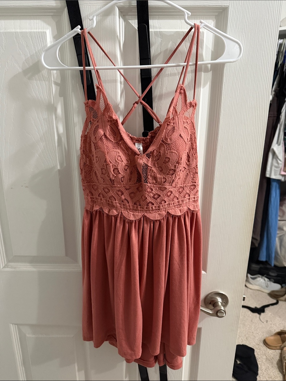 Lace Bodice Top in Dusty Rose - Women Intimates & Sleepwear